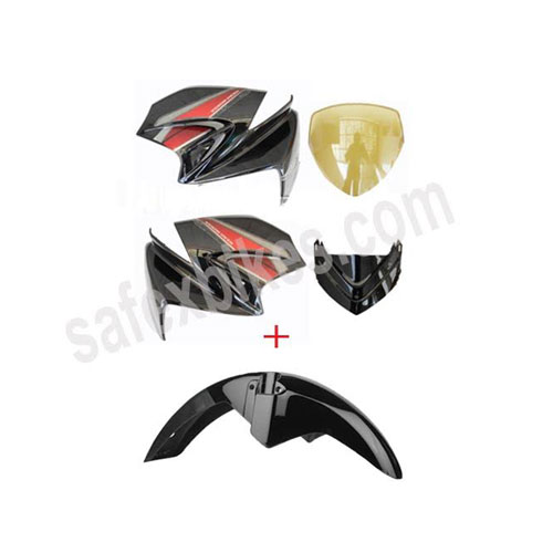 FRONT FAIRING AND MUDGUARD KARIZMA R ZADON Motorcycle Parts For